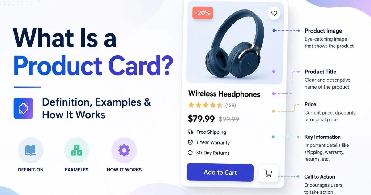 What Is a Product Card? Definition, Examples & How It Works