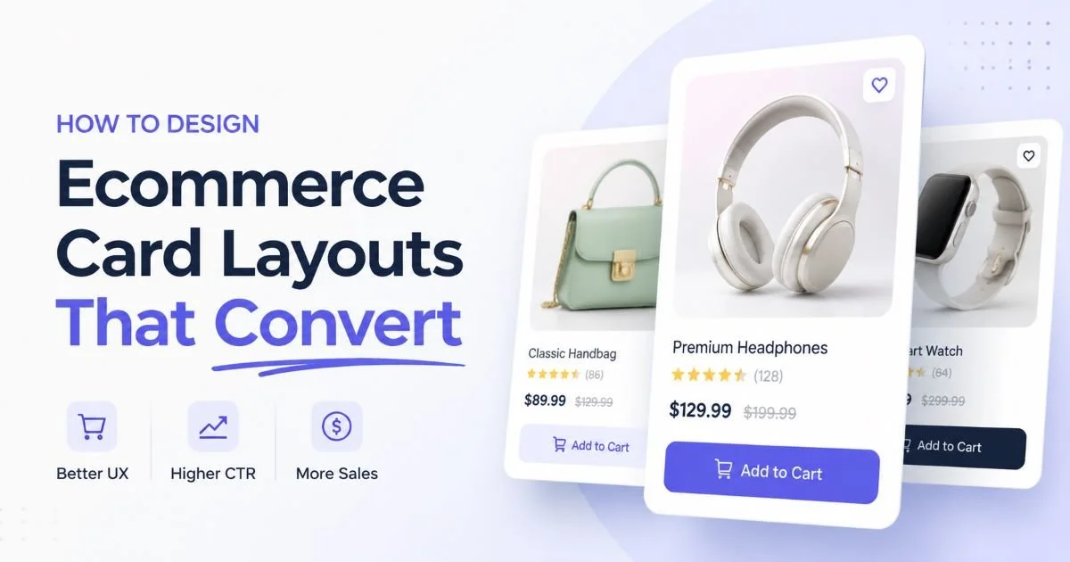 How to Design Ecommerce Card Layouts That Convert